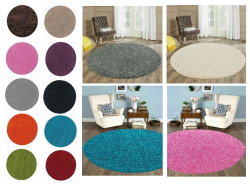 Circle round rug - round, thick