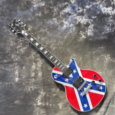 Factory Electric Guitar Zakk Wylde "Rebel" Tribute LP H-H Pickups Solid Body Top