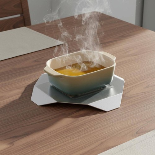 Stainless steel trivet - steel,