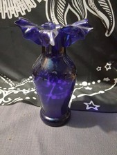 BEAUTIFUL FLUTED EDGE COBALT
