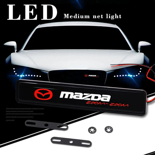 Led car front grille emblem - grille,