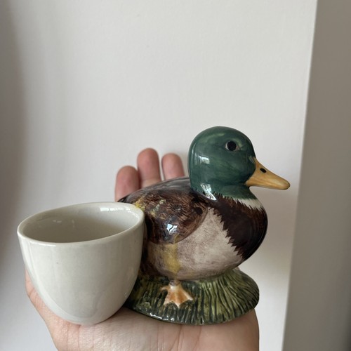 Mallard duck eggcup - eggcup, quail