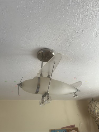 Airplane pendant light frosted - airplane,