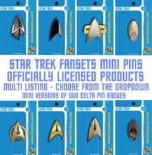 STAR TREK Delta Communicator MINI PINS - Fansets - Multi Listing
