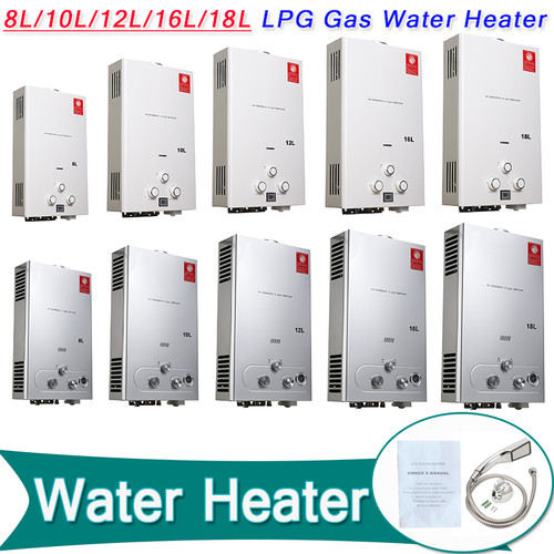 18l lpg hot water - 6/8/10/12/16/18l,