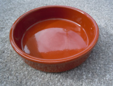 Cermer Terracotta Ramekin/Tapas Dish, Dishwasher/Oven/Freezer 12.5cmx3cm