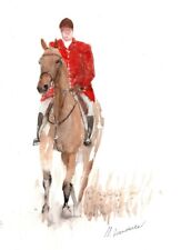 Hunting "Sussex Hunt" Painting Limited Edition Print Horse Gift