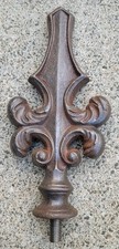 VINTAGE CAST IRON GARDEN GATE FENCE FINIAL  ARCHITECTURAL SALVAGE GOTHIC