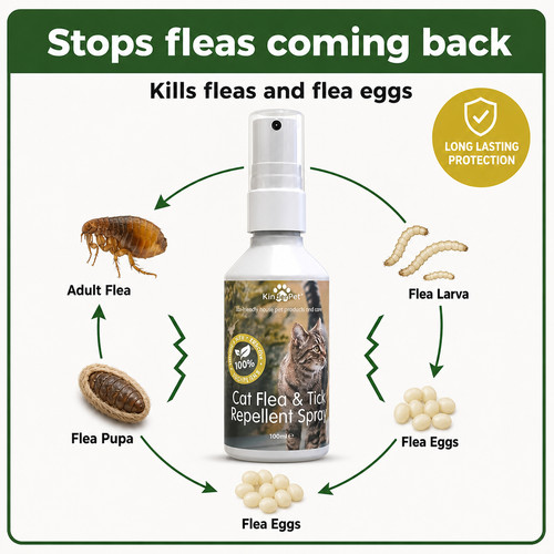 Cat flea spray natural - flea,