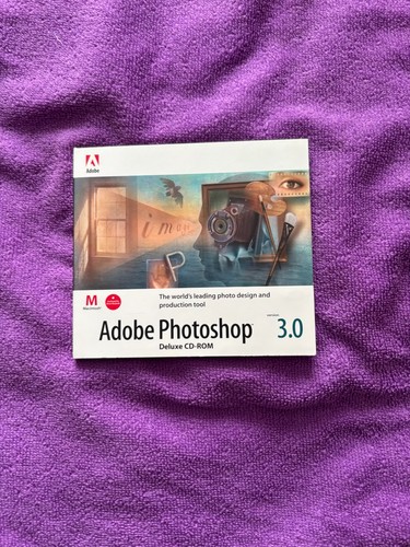 Adobe photoshop cd - photoshop, apple