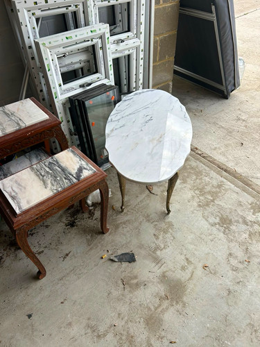 Oval coffee table white - oval,