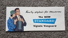STANDARD VIGNALE VANGUARD SALES BROCHURE 1959 1960