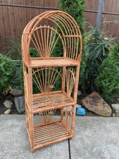 handmade natural wicker shelf