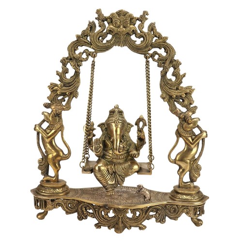 Brass lord ganesha bhagwan - lord,