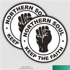 2 x Northern Soul Round Circle