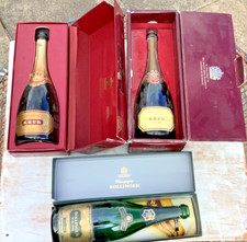 3 x Vintage Glass Champagne
