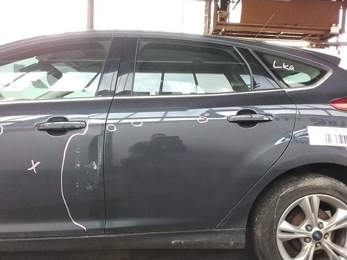 Rear passenger door left grey - rear,