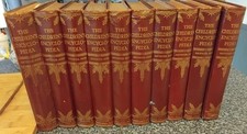 The Children’s Encyclopedia Arthur Mee Volumes 1 - 10 Hardback Vintage Red