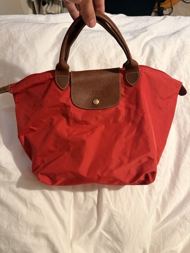 Longchamp pliage red nylon - le,