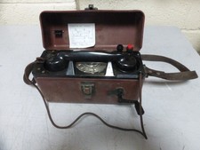 VINTAGE GPO Bakelite Linesman Test Telephone Model: 250A