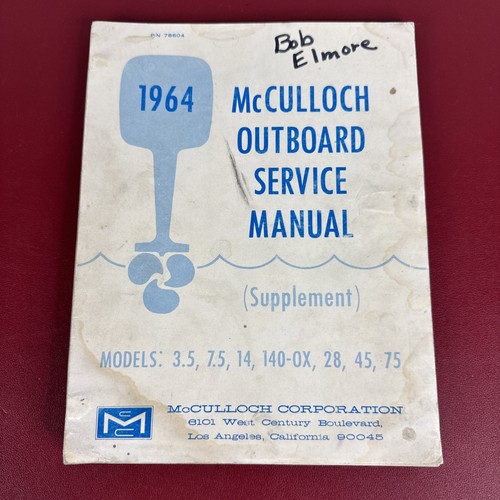 1964 mcculloch outboard - mcculloch,