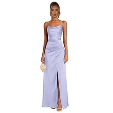 Satin Bridesmaid Dresses Long