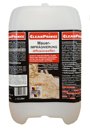 Wall impregnation litre - wall, |