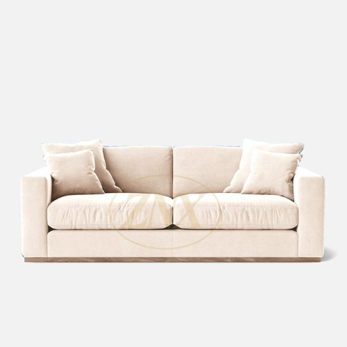 Starx plush fabric large sofa - starx,