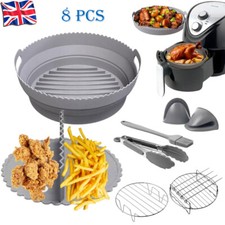 8x Silicone Air Fryer Liner