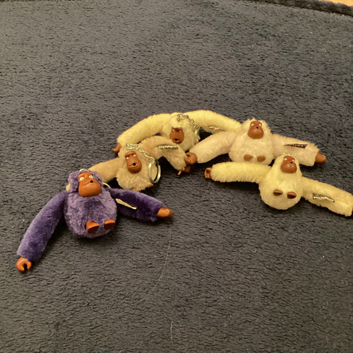 Kipling plush monkey keyrings - kipling,