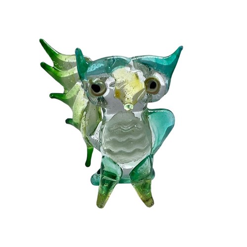 Hand blown glass sculpture - glass,