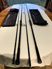 2x Greys X-Flite 3lb tc carbon carp rods 40mm butt ring