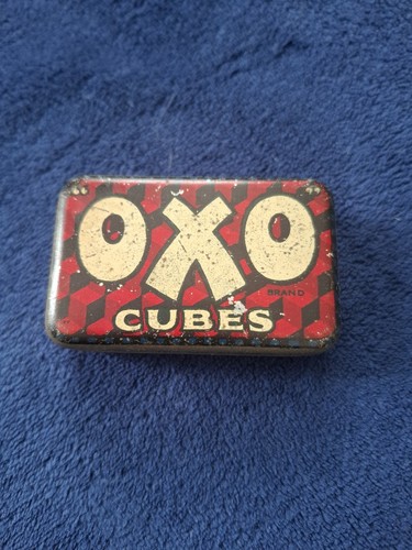 Oxo cube vintage tin - cube,