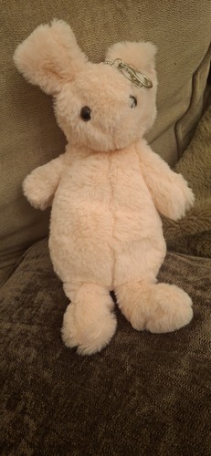 Lovely pink fluffy rabbit - lovely,