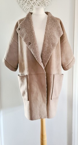 Zara biscuit beige faux - biscuit, suede