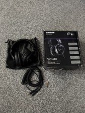 SHURE SRH440 PROFESSIONAL RECORDING WIRED HEADPHONES - Excellent Condition