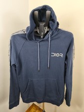 Dior Mens Hoodie Navy 21.5inch Ptp/Check My Other Items/Read Description!
