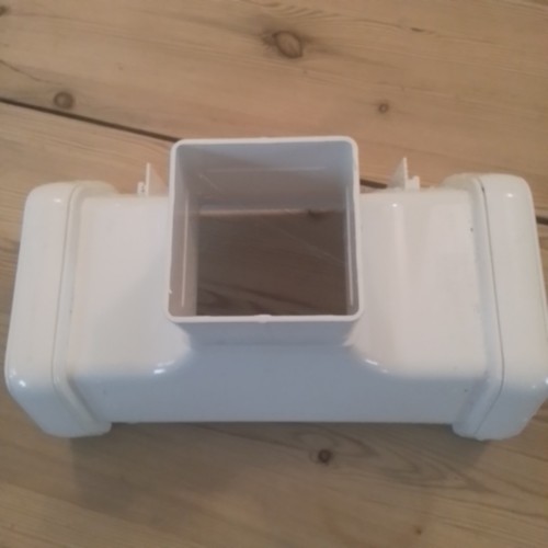 Square guttering section - guttering,