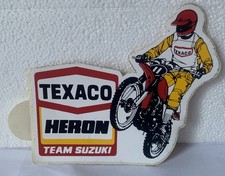 Vintage Original Texaco Heron Team Suzuki Motocross Sticker 1970’s