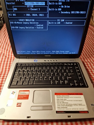Vtg toshiba equium a60 - toshiba,