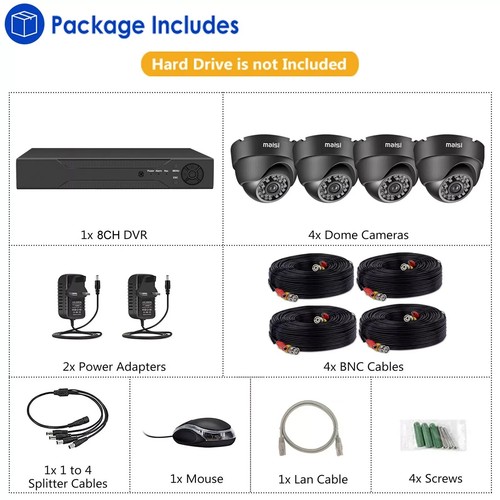 Channel dvr home security - 8-channel,