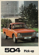 Peugeot 504 Pick-Up 1980-81 UK