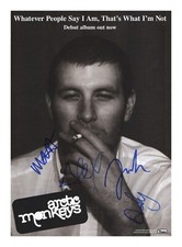 ARCTIC MONKEYS ENTIRE GROUP AUTOGRAPHED SIGNED A4 POSTER PHOTO PRINT
