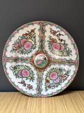 ANTIQUE CHINESE Plate ROSE