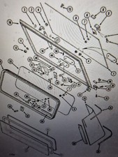REAR WINDOW GROMMET FOR CASE/IH XL CAB TRACTOR 3234066R1 X 5