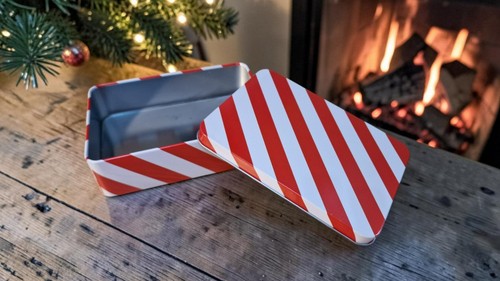 Christmas gift tin keepsake - christmas,