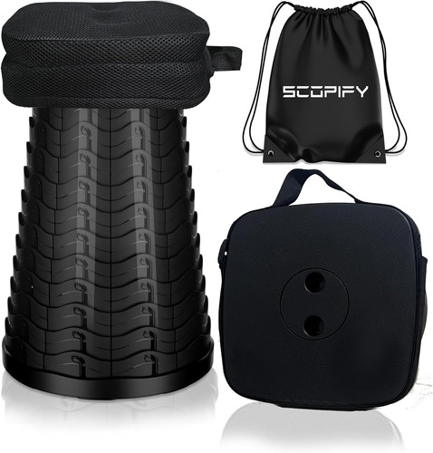 Telescopic folding chair - folding, &