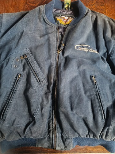 Vintage harley davidson blue - harley,