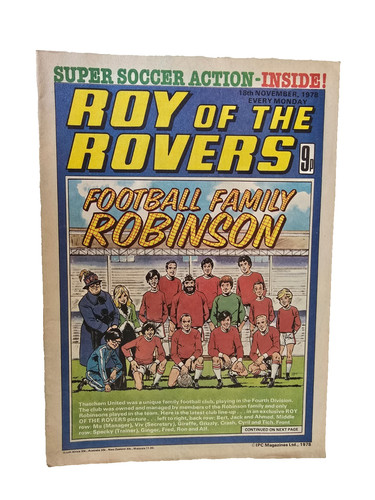 Vintage roy the rovers - vintage, of