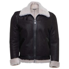 Mens Brown B3 Aviator Bomber